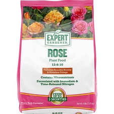 Rose Plant Food Fertilizer 12-6-10, 4 lb.