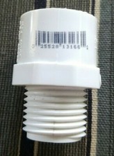 2" MNPT x 1/2" Socket PVC Male Adapter Sched 40 LASCO