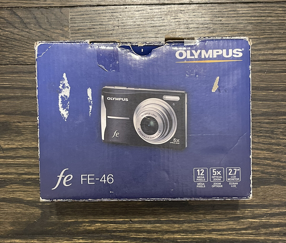 Olympus FE FE-46 12.0MP Digital Camera - Light blue for sale