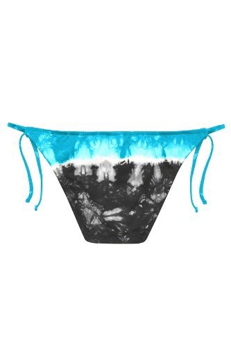 Lucky Brand Women's Sudan Tie Side Hipster Bikini Bottom Size XS Turquoise New - Picture 5 of 5