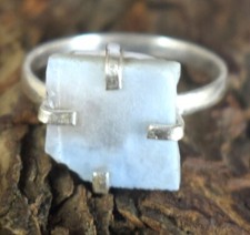 6.80 Ct Natural Blue Opal Gemstone Rough Certified Ring Birthday Gift