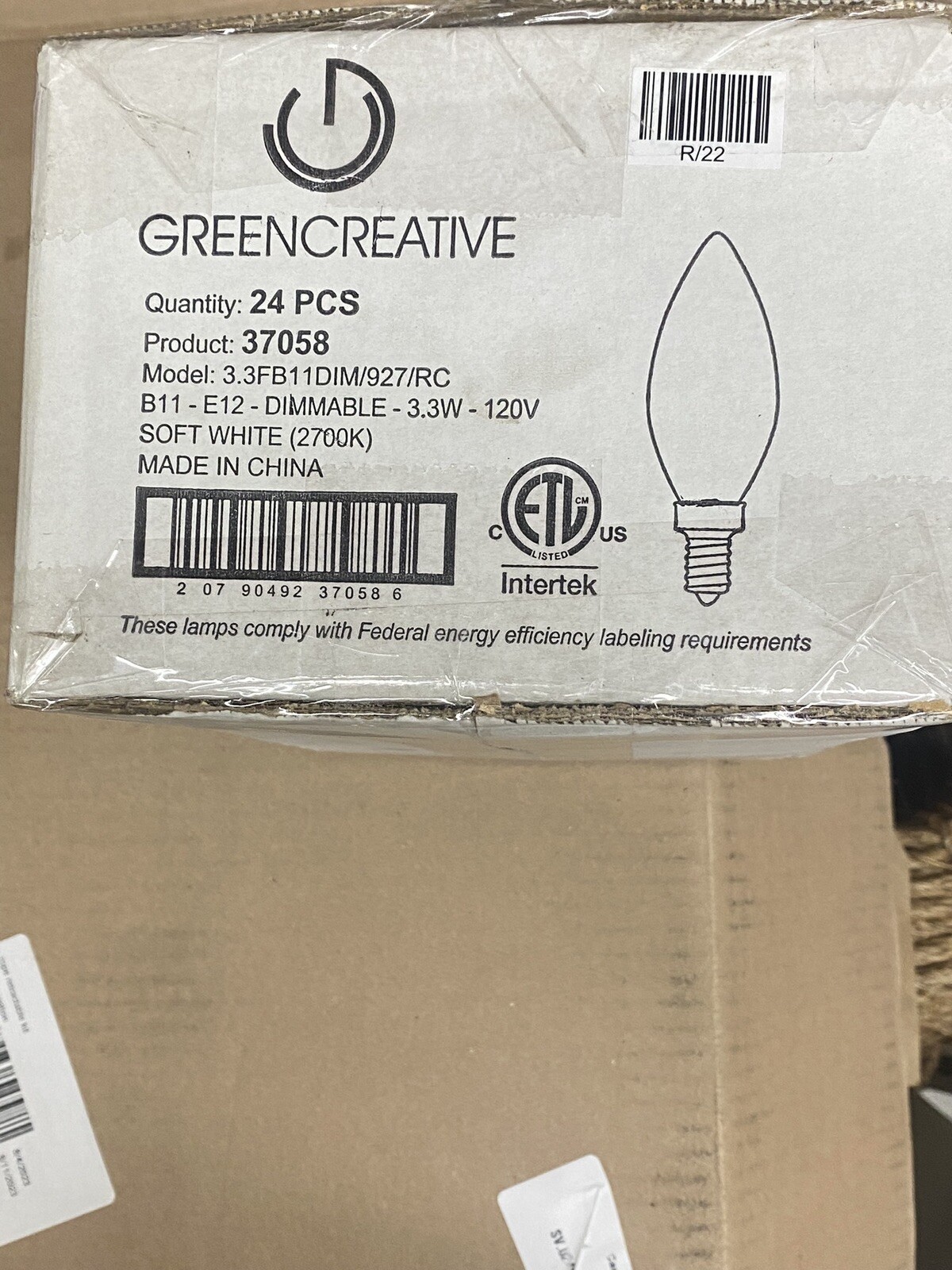 Green Creative LED Light Bulb (37058) - 24 bulbs