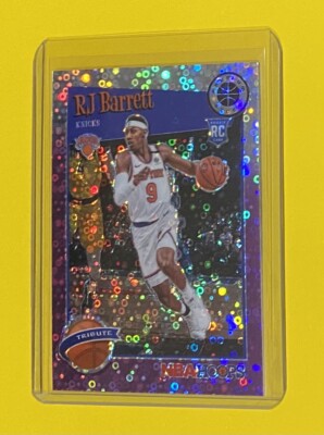 2019-20 NBA Hoops Premium Stock RJ Barrett PURPLE DISCO