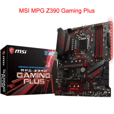 NEW MSI MPG Z390 Gaming Plus LGA1151 (Intel 8th 9th Gen) M.2 DDR4