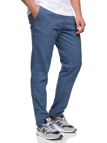 Indicode Hombre Pantalones de Lino Haverfield Pantalones de Tela Ligeros Pantalones de Verano Tela de Lino - Imagen 15 de 36