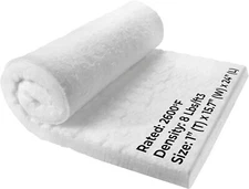 Ceramic Fiber Blanket 1" x 15.7" x 24" , 2600F - Fire Proof Insulation Blanket