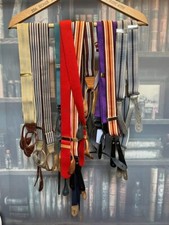 Vintage Old store/pre loved Button end Braces/Suspenders. Various Styles and ...