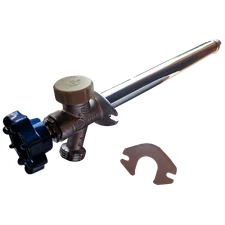 1 Pack  Anti-Siphon Frost Free Sillcock 10", 1/2" Pex A x 3/4" GHT Garden Valve