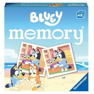 Mini Memory  | Bluey | 48 Bildkarten | Ravensburger | Kinder Legespiel