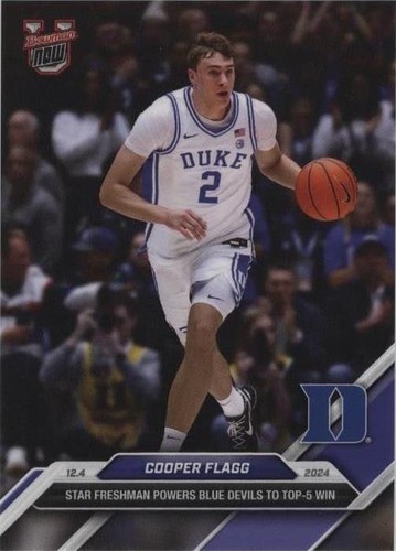Derik Queen 2024-25 Bowman U NOW Basketball Topps Blue Auto