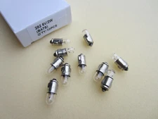 10 LUCAS 282 BULB INDICATOR INSTRUMENT 6V 2W BA7S TRIUMPH BSA NORTON