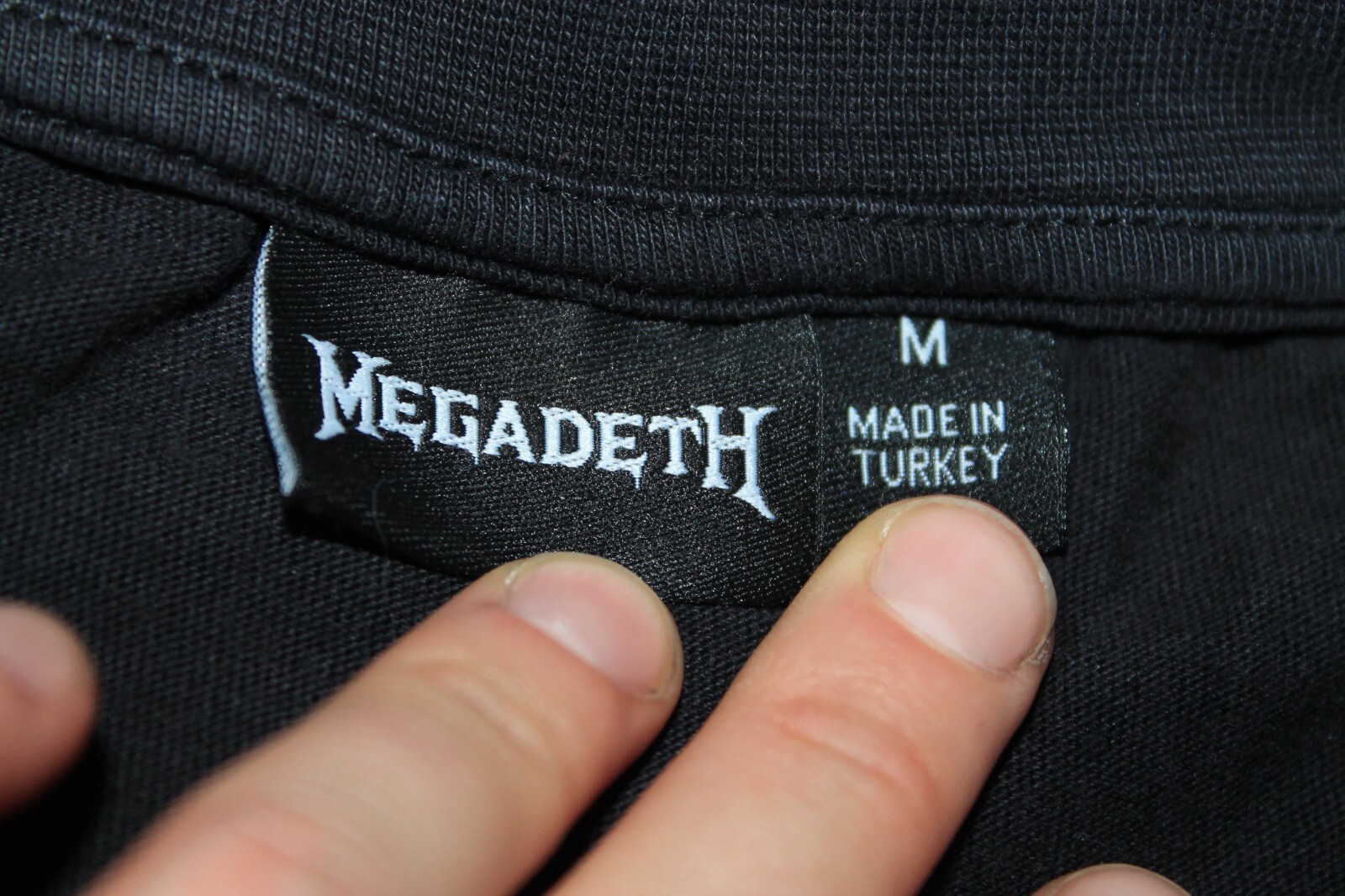 2019 Primark Megadeth Shirt Thrash Metal Band Men's Tee M/L image 5