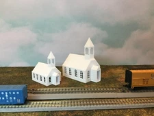 " Small Town Church " Urban City Building - Z Scale 1:220 - No Assembly! Chapel