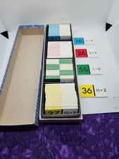 RARE-VINTAGE 1981 TASKMASTER LIMITED "MULTIPLICATION DOMINOES" Free Shipping