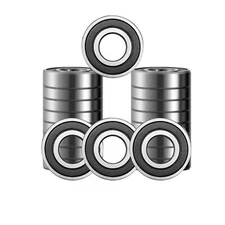 20Pcs 6203 2RS Double Rubber Sealed Steel Miniature Deep Groove Ball Bearings