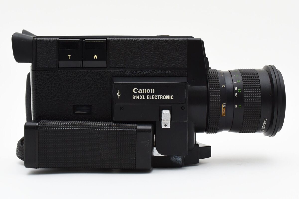 EXC+5】 Canon 814XL Electronic Super 8 Movie 8mm Film Camera EXC+5】 Canon 814XL Electronic Super 8 Movie 8mm Film Camera
