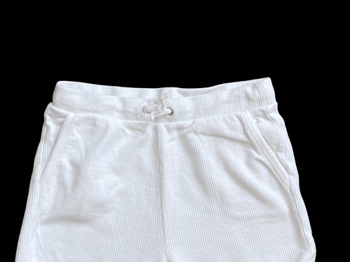 Cabana CROWN & IVY Girls Youth Size XL White Pull On Stretch Rib Lounge Shorts - Picture 4 of 7