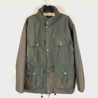 Hodgman Field Jacket Mens Green Sz Medium Waterproof  Zip In Hood  Hunting #4010