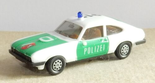 B Micro Herpa Ho 1/87 Ford Capri III Ghia 3.0 Polizei Police German - Bild 1 von 3