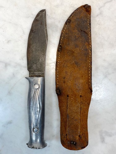 Vintage R.G. CO. Glen Rock NJ 1923 Combination Hunting Survival Bowie knife RARE - Picture 3 of 14
