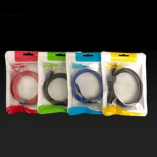 Hang Hole Plastic Zip Lock Bags USB Cable Accessories Pouches Retail Packaging