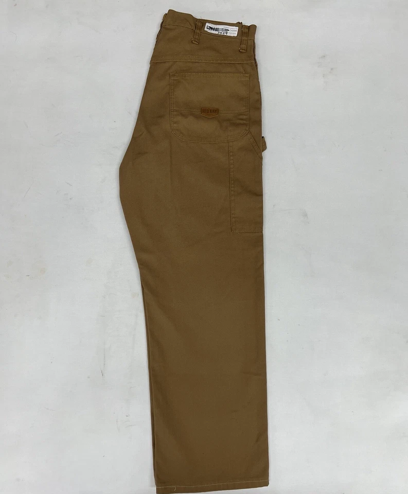 Tan Duck Dungaree pants, Redkap, Dickies-Used work pants - Image 4 of 4