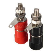 4PCS 4mm JS-910B Banana Plug Jack Socket Female Binding Post for Speaker Audio