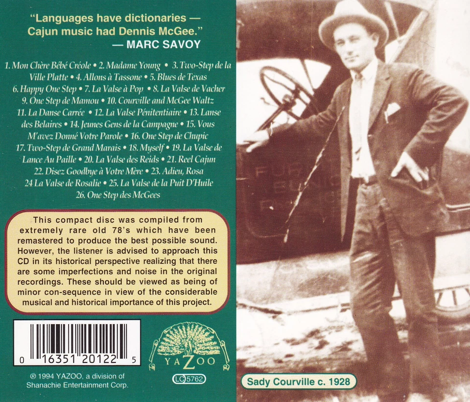 DENNIS McGEE - CD - The Complete Early Recordings - Bild 2 von 2