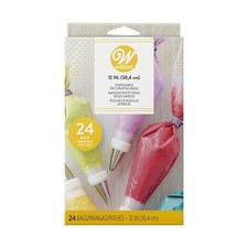 12" Disposable Decorating Bags for Piping and Decorating - 24 Pack 2104-1358