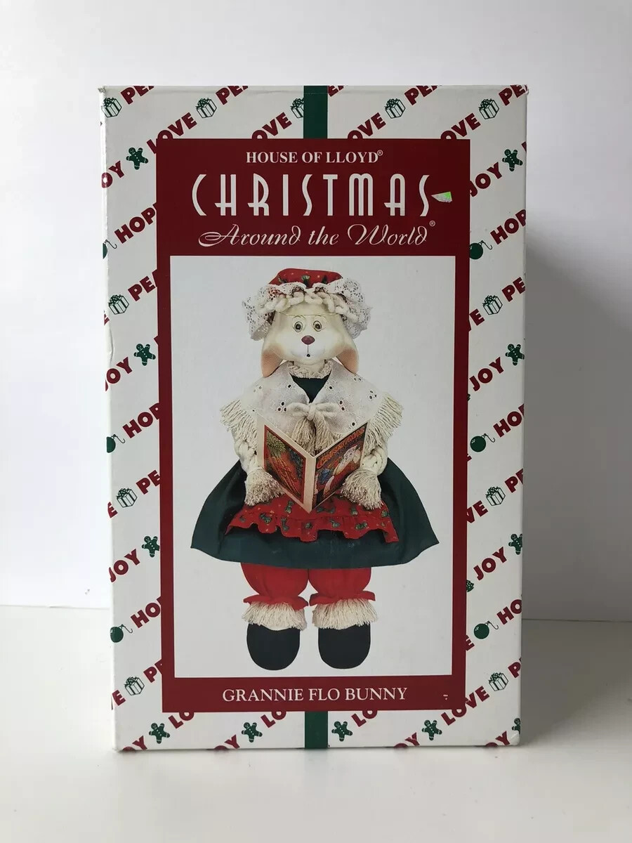 House of Lloyd Christmas Around the World Grannie Flo Bunny 1996