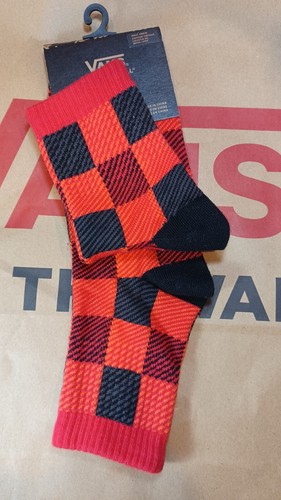 3 pares de calcetines Vans Crew para mujer 6,5-9/10 blanco/marrón/rojo - Imagen 9 de 12