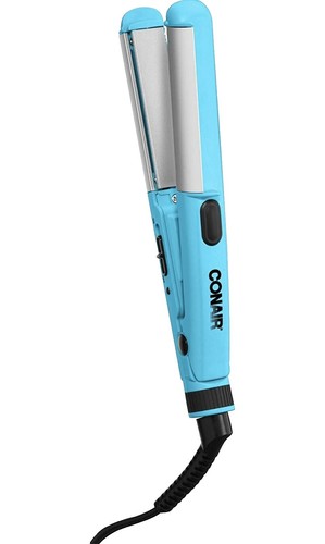 Bliss Blue and White 2 in 1 Hair Straightener & Curler Bliss 2-in-1 Hair Straightener & Curler - Blue Corded Home  main image 2