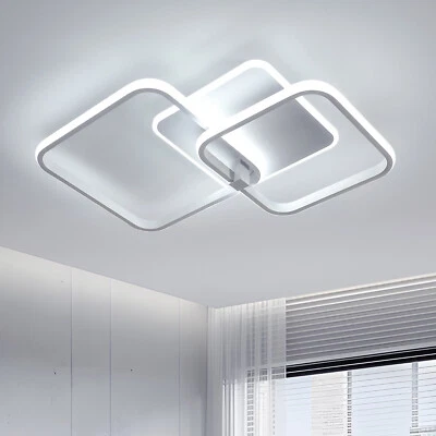 TOOLIGHT 40W Plafoniera LED Moderno Lampada da Soffitto Quadrata Luce Bianca Fredda