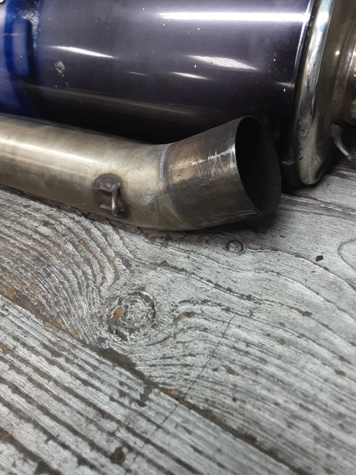 Yamaha YZF R6 YZF-R6 2002 02 99-02 silenciador de micras tubo de escape deslizable Foto 3 de 4