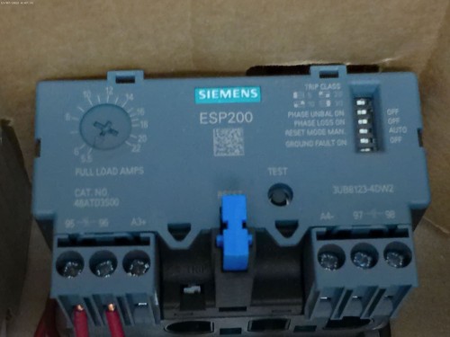 SIEMENS 14DUD32AA NEMA SIZE 1 STARTER 3-PH 3-P W/ESP200 OVER LOAD RELAY - Picture 6 of 6