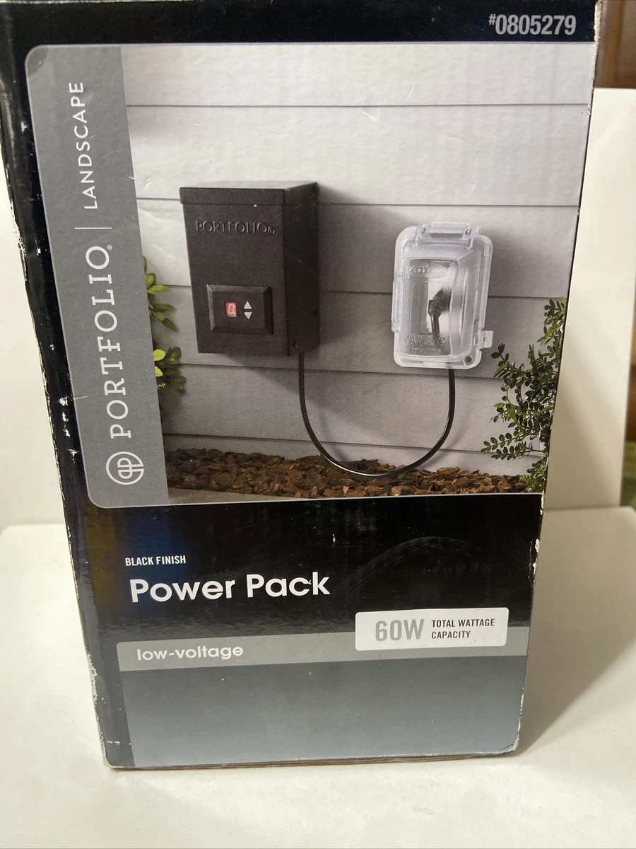 Portfolio 60 Watt Multi Tap Landscape Lighting Transformer with