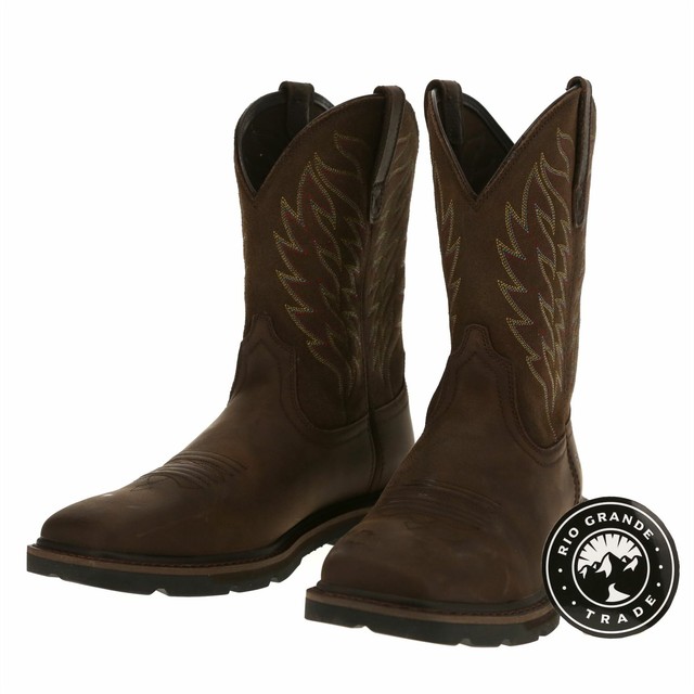 ariat men's groundbreaker square toe work boots