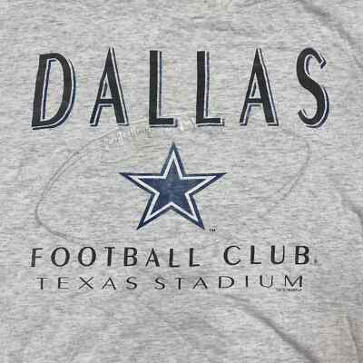 Vintage 90s Dallas Cowboys Single Stitch Salem Sportswear T Shirt 