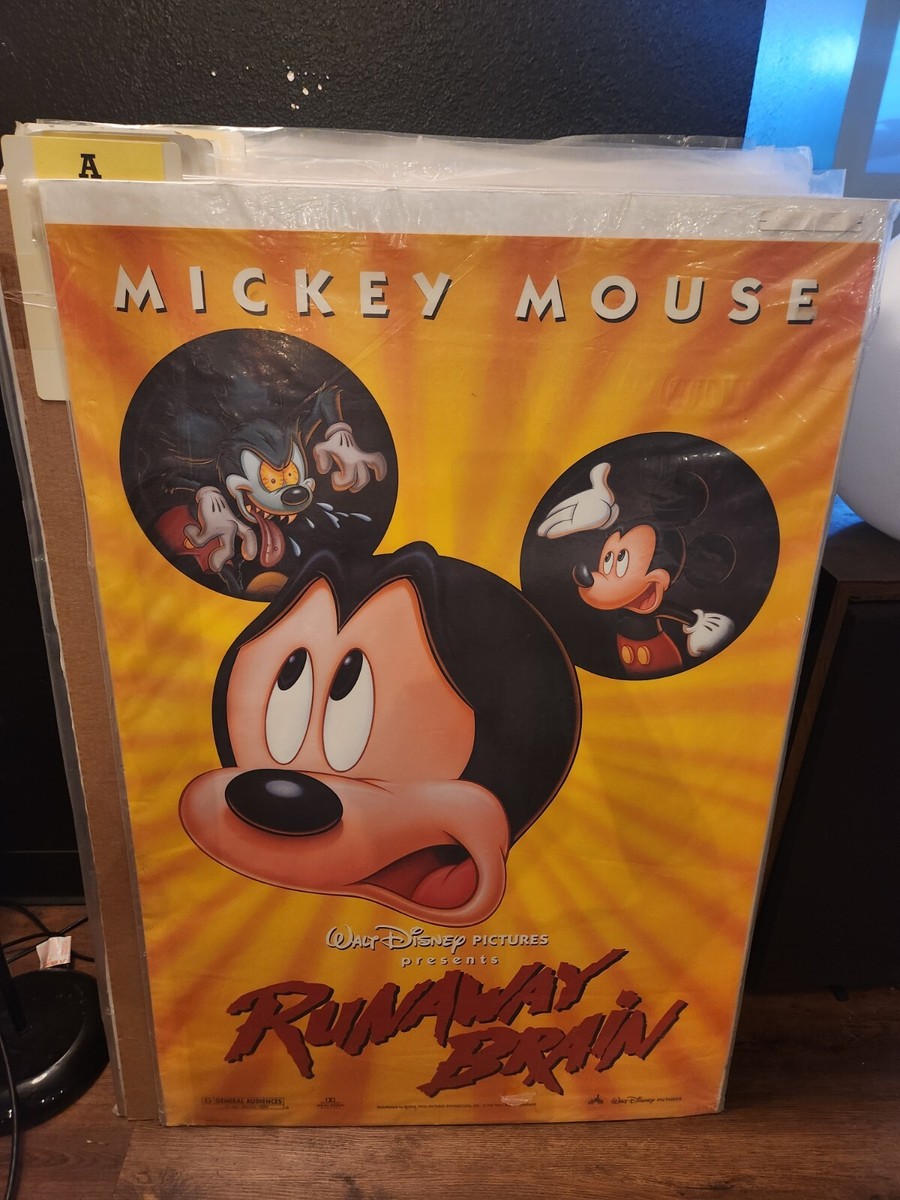 Disney - Mickey Mouse - Runaway Brain - 27x40 Reproduction