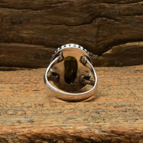 Incredibile Pietra Labradorite 925 Argento Handmade Anello Tutte le Misure LG-98 - Foto 3 di 4