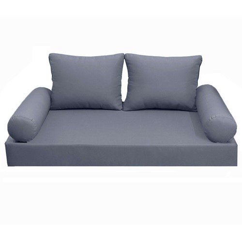 |SLIPCOVER ONLY|S1 Daybed Mattress Bolster Pillow Covers Knife Edge TwinXL AD001 - Picture 2 of 12