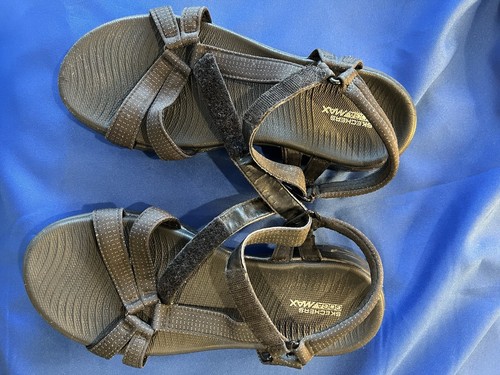 Set 2 Skechers Damen-Sandalen Goga Max Brilliancy On The Go marineblau schwarz Komfort 8 - Bild 2 von 19
