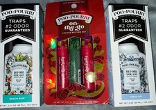 Holiday Poo-Pourri Trio On-the-go Toilet Spray  2 Full Size Fresh Air/Beach