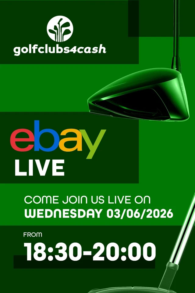 Golfclubs4cash Ebay Live! Europe's Largest Used Golf Selection. £1 Starts⛳