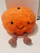 RARE Jellycat Clementine Orange Plush Amuseables Fruit Shelf Sitter READ