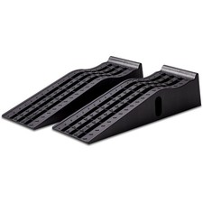Auffahrrampe CARTREND Kunststoff - 2 Stück - 3 Tonnen Hebebühne KFZ Rampe PKW