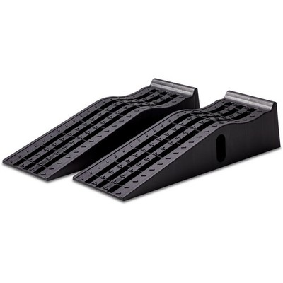 Auffahrrampe CARTREND Kunststoff - 2 Stück - 3 Tonnen Hebebühne KFZ Rampe PKW