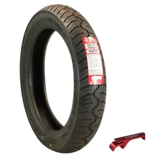 Kenda Kruz K673 120/90-18 Front Motorcycle Tire(120/90-18 71H)  with Keychain