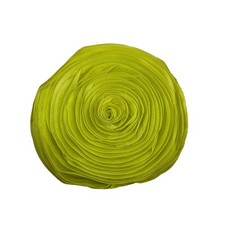 Rose Design Throw Pillow, Lime, 16"