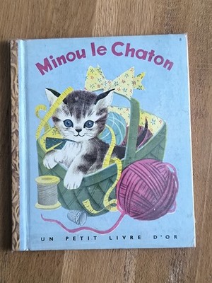 Altes Buch Minou Das Kätzchen Ausgabe Cocorico 1949